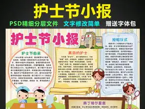 国际护士节小报白衣天使手抄报电子小报图片素材psd模板下载31.77mb科学手抄报大全学科手抄报
