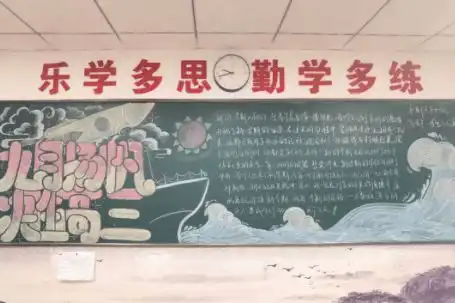 杭州新理想高中九月扬帆决胜高三高三年级第一期主题板报