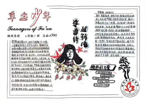 胶州市阜安中学学雷锋活动月圆满结束