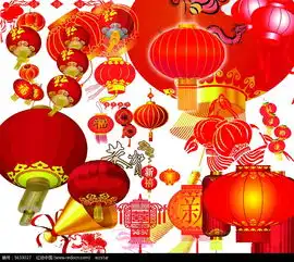 各式各样的新年装饰素材psd免费下载编号5633027红动网