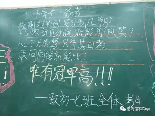 看精彩板报,到初一7班