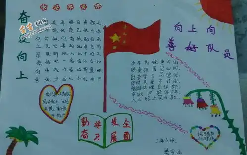 向上向善好队员手抄报图片资料