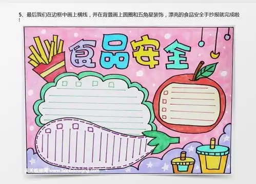 食品安全手抄报简单又漂亮,食品安全手抄报怎么画word模板下载jpg格式熊猫办公