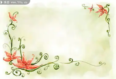 相册边框psd素材边角花纹图案