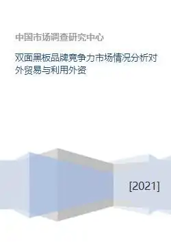 双面黑板品牌竞争力市场情况分析对外贸易与利用外资