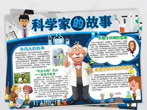 科学家的故事小报科技教育手抄报电子小报下载编号16661315科学手抄报