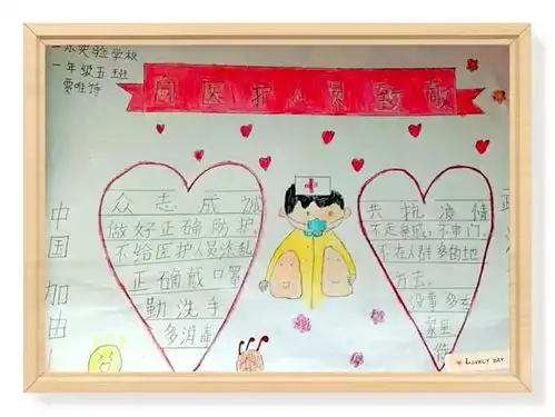 我是三原共青团少先队员青年党员我为新型肺炎患者加油我为一线工作者点赞疫情防控学生作品四