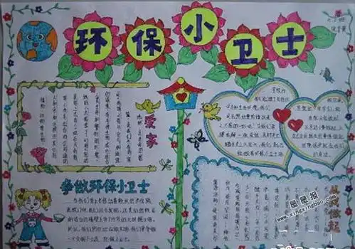 环保小卫士手抄报内容