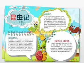 昆虫记小报阅读好书推荐手抄报读书电子小报图片模板worddoc设计图下载亲子共读手抄报大全编号18512170