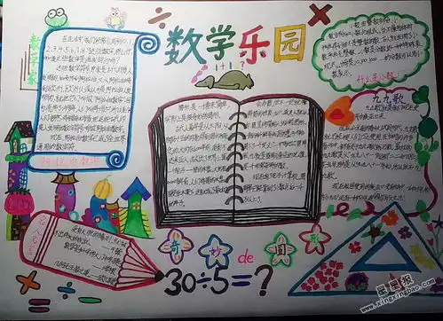 数学乐园手抄报资料