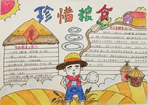厉行节约,反对浪费主题手抄报网上投票啦