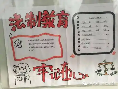 洛阳市第二十四中学迎元旦黑板报主题教育系列手抄报比赛