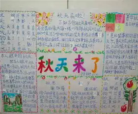 关于秋天的手抄报关于秋天的好词好句