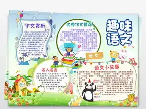 读书小报读书日亲子阅读好书推荐语文手抄小报图片模板psd设计图下载语文手抄报大全编号18450504