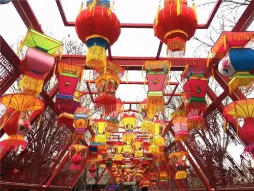 中国开封清明上河园首届国际灯笼节最新布展曝光