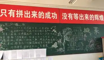 高三教室里不只是试卷,还有满满的励志文化