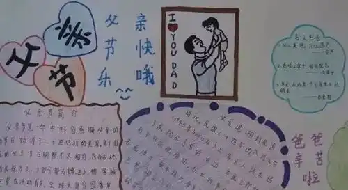 端午节父亲节手抄报模板来袭,快快接招吧
