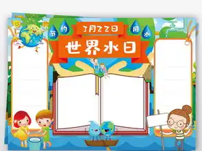 世界水日小报节约用水保护环境地球手抄小报素材图片psd模板下载78.47mb节约用水手抄报大全环保手抄报