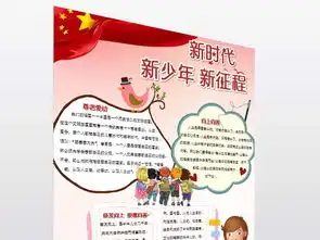 word新时代新少年小报新征程手抄报爱国电子小报