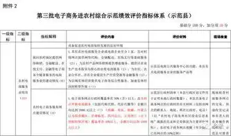 重磅商务部办公厅关于开展第三批电子商务进农村综合示范绩效评价工作的通知