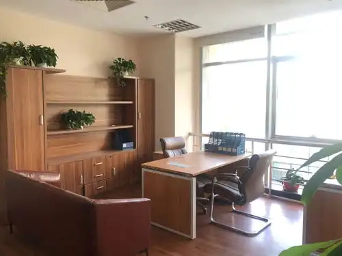 广渠门雍贵中心精装带家具高层视野随时看房正对电梯出租办公楼租赁北京我爱我家