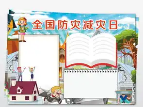 全国防灾减灾日小报地震洪水火灾安全知识手抄小报图片素材psd模板下载130.24mb防震减灾手抄报大全安全健康手抄报
