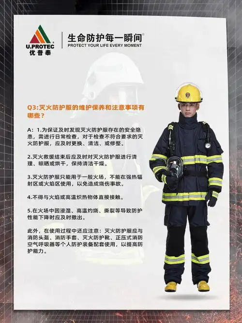 第一期优普泰产品知识qa之消防员灭火防护服