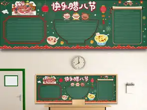 原创校园中华传统节日腊八节快乐主题黑板报图片设计素材高清ai模板下载39.82mb农历节日黑板报大全