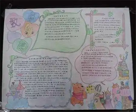 数学手抄报我的新数学老师