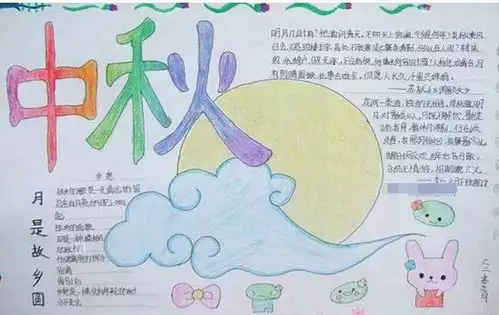 小学生中秋节手抄报内容怎么写