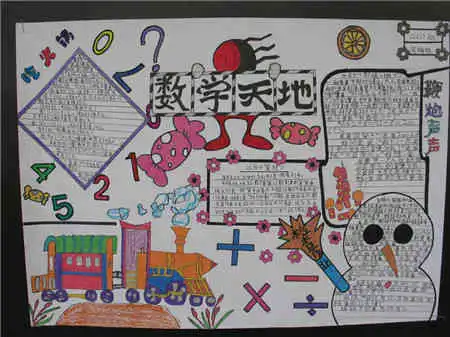 数学手抄报数学博士的法眼
