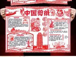 剪纸文化小报中国剪纸艺术春节手抄电子小报图片素材psd模板下载86.46mb艺术手抄报大全学科手抄报