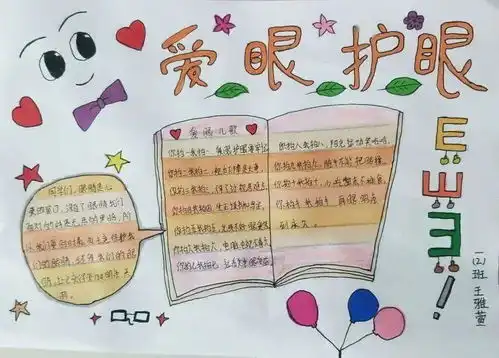 爱眼手抄报作品展,看看你上榜没