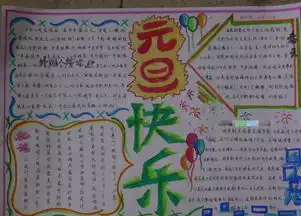 元旦学生手抄报素材