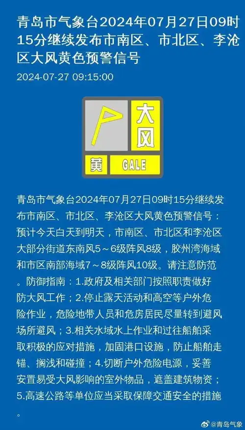 台风格美最新预报山东10市有暴雨到大暴雨局部特大暴雨10级雷雨阵风青岛天气预报