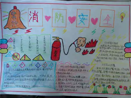 交通安全手抄报资料看灯通行