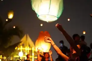 云南西双版纳万人齐放孔明灯,一起沉醉在美轮美奂的灯火盛宴