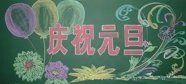 你们班级的欢度元旦黑板报制作好了吗