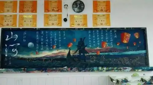00后的黑板报走红,粉笔也能玩出新花样,美术老师自愧不如