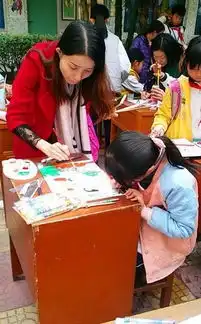 我与文明同行十一合小学举行迎新年书画比赛