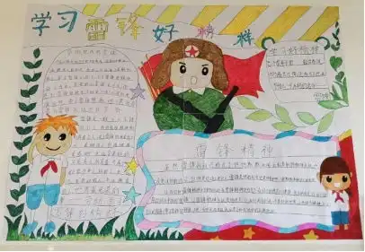 鹰潭应用工程学校学雷锋精神创文明校园黑板报评比