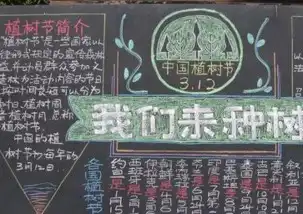 植树节黑板报一年级植树节作文