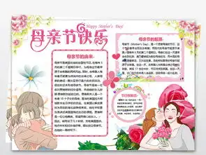 母亲节小报感恩妈妈的爱手抄报电子小报模板图片worddoc设计图下载母亲节妇女节手抄报大全编号17729943