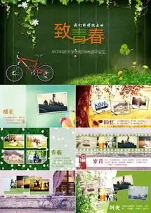 唯美青春同学聚会开场片头电子相册ppt模板下载片头ppt