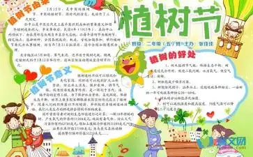 3.12植树节的手抄报图片