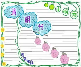 清明节手抄报清明节的历史