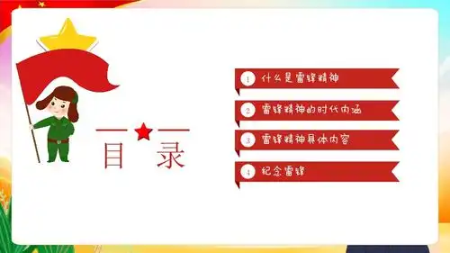 小学班会课件榜样的力量学习雷锋精神主题班会共21张ppt通用版