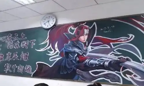 高中生创意黑板报火了,美术天赋让人羡慕,老师可以考艺术生
