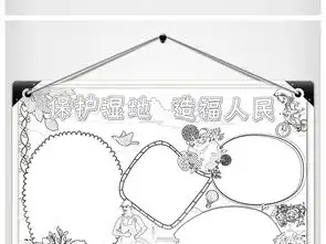 wordps保护湿地小报保护河流水鸟手抄报保护环境电子小报图片模板psd设计图下载其他大全编号17430626