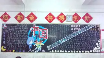 青春有梦人生出彩黑板报